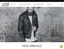 Tablet Screenshot of instylejackets.com